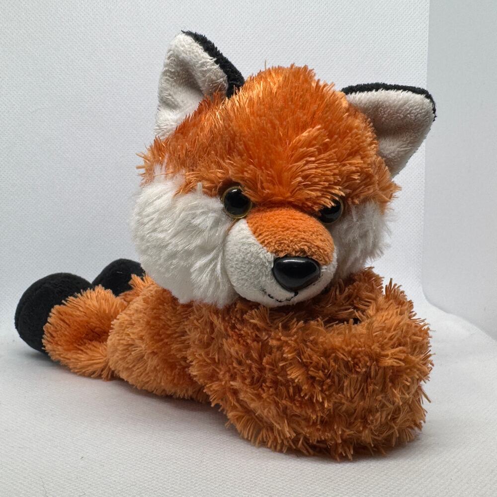 Wild Republic Red Fox Hugger Slap Bracelet Plush Stuffed Animal Wristband 8"